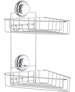 2-tier corner basket shelf