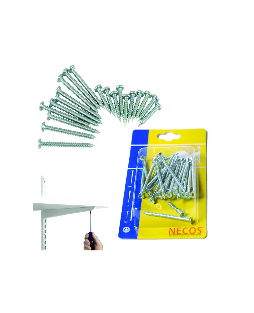 124 / 5 000 Шурупы для крепления деревянных полок к кронштейну